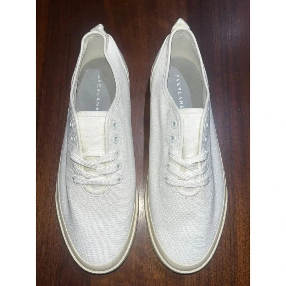 Everlane The Forever Sneaker in White Mens 12.5 New Athletic Shoes
